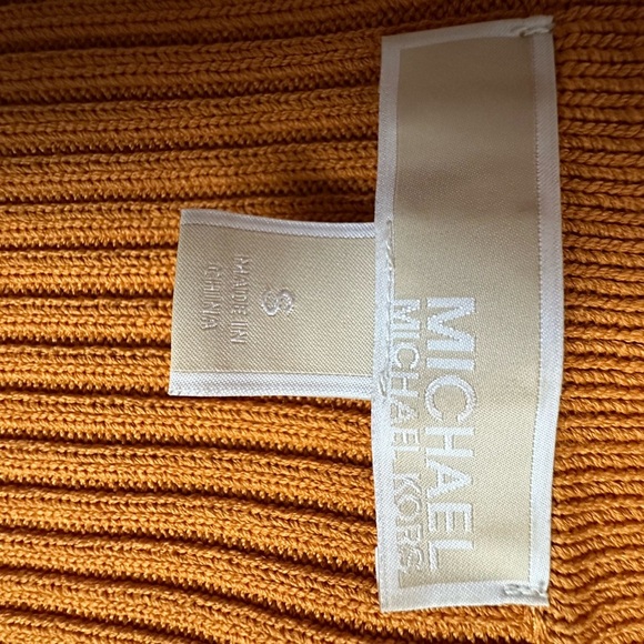 MICHAEL Michael Kors lace-up Ribbed Bodycon in Poppy Dress S, Sexi, Chic - Picture 6 of 9